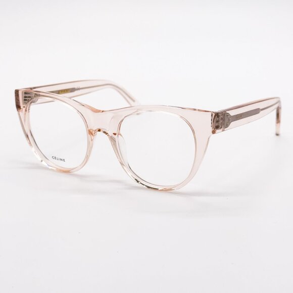 NEW CELINE CL50019I 072 CLEAR PINK WOMEN EYEGLASSES CELINE - Picture 2 of 10